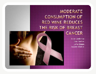 葡萄酒能降低乳房癌的发生率